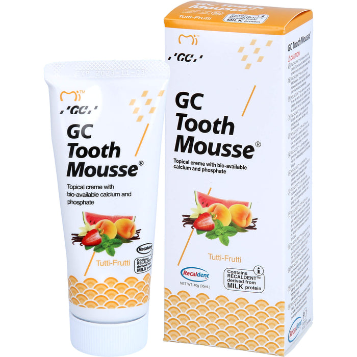 Dent-o-care GC Tooth Mousse Tutti-Frutti, 40 g Crème