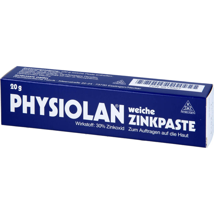 Physiolan weiche Zinkpaste, 20 g Cream