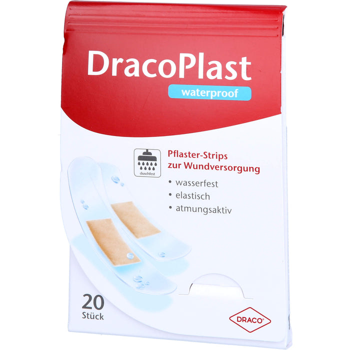 DracoPlast Waterproof Pflasterstrips sortiert, 20 pc Pansement