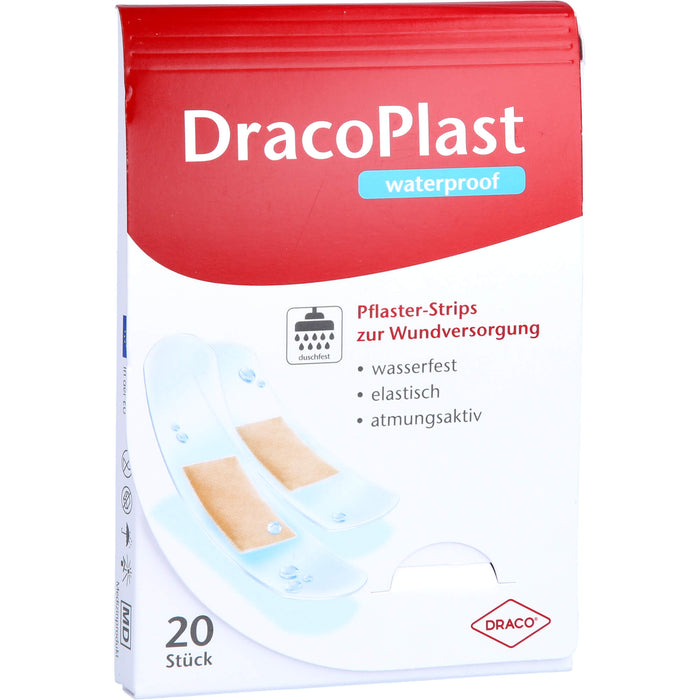 DracoPlast Waterproof Pflasterstrips sortiert, 20 pcs. Patch