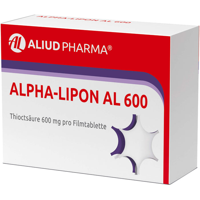 Alpha-Lipon AL 600 Filmtabletten bei Empfindungsstörungen an Armen und Beinen, 60 St. Tabletten