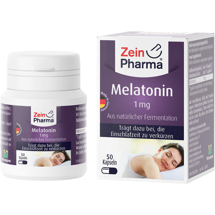 Melatonin Kapseln 1mg, 50 St KAP