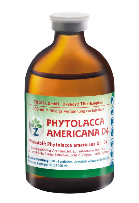 ZIEGLER Phytolacca americana D 4 Dilution, 100 ml Solution