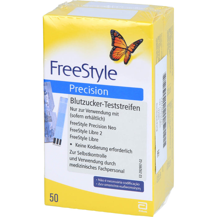 Freestyle Precision Emra Blutzucker-Teststreifen ohne Codieren, 100 St TTR