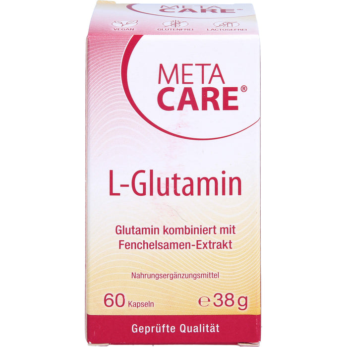 metacare L-Glutamin Kapseln, 60 pcs. Capsules