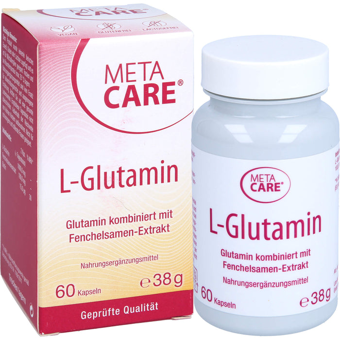 metacare L-Glutamin Kapseln, 60 pc Capsules