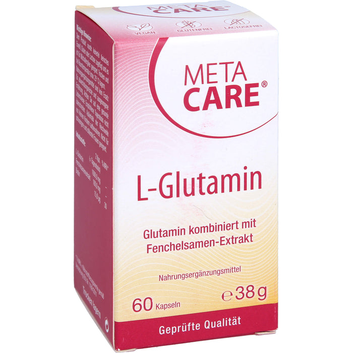 metacare L-Glutamin Kapseln, 60 St. Kapseln