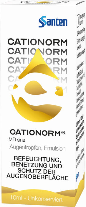 Cationorm-Augentropfen – der Rundumschutz bei trockenen und/oder tränenden Augen, 10 ml Solution