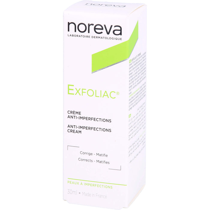 noreva Exfoliac Creme gegen unreine Haut, 30 ml Cream