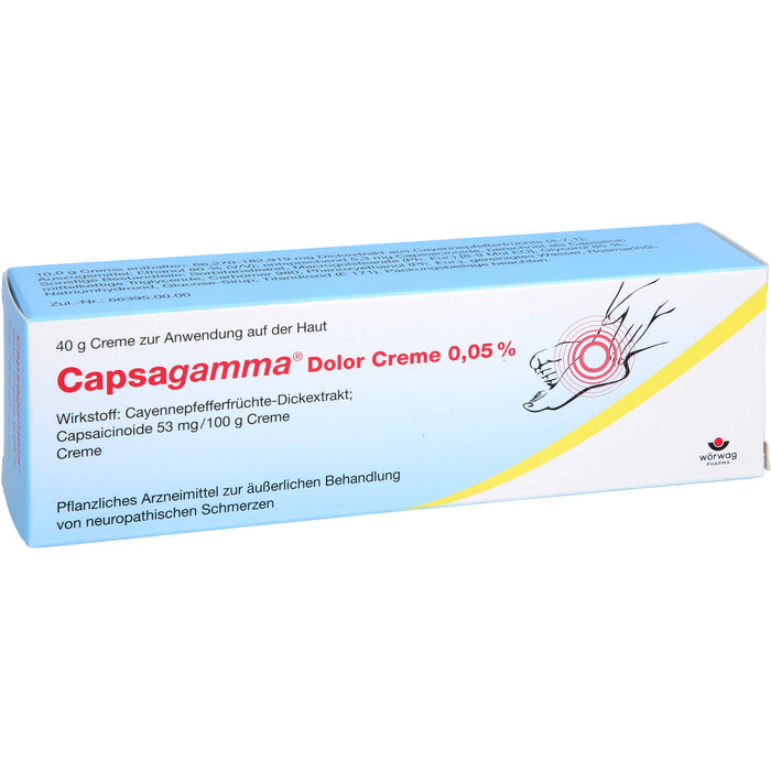 Capsagamma Dolor Creme 0,05%, 40 g Cream