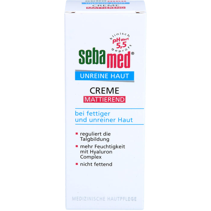 sebamed Unreine Haut mattierende Creme, 50 ml Creme