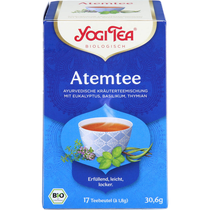 YOGI TEA Atem Tee ayurvedische Kräuterteemischung, 17 pcs. Filter bag