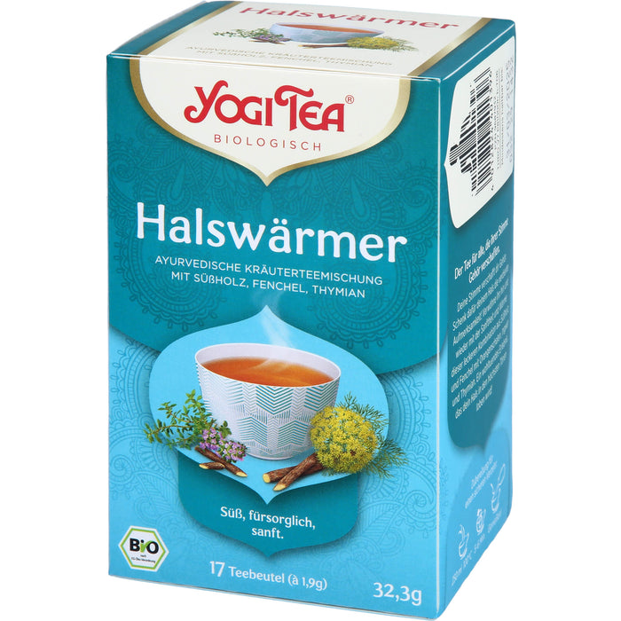 YOGI TEA Halswärmer ayurvedische Kräuterteemischung, 17 pcs. Filter bag