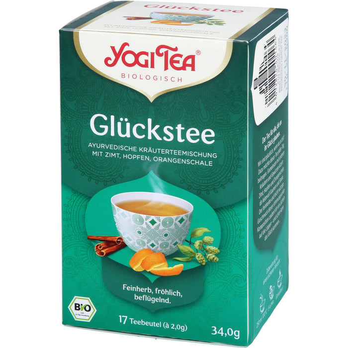 YOGI TEA Glücks Tee ayurvedische Kräuterteemischung, 17 pc Sac filtrant