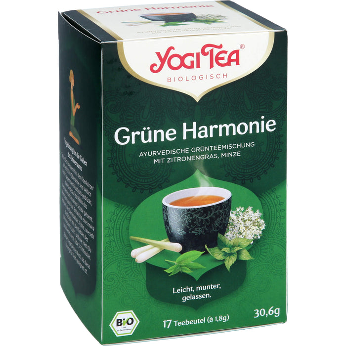 YOGI TEA Grüne Harmonie ayurvedische Grünteemischung, 17 pcs. Filter bag