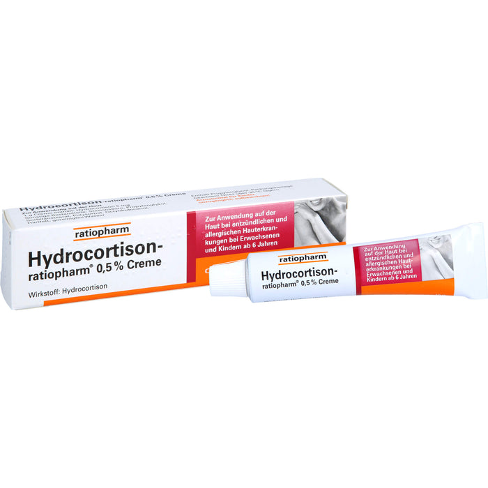 Hydrocortison-ratiopharm 0,5 % Creme, 15 g Crème