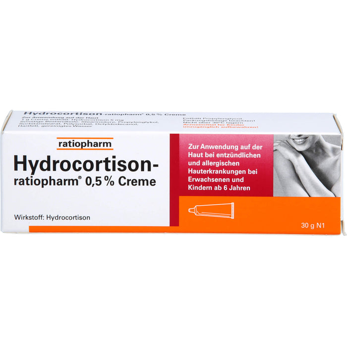 Hydrocortison-ratiopharm 0,5 % Creme, 30 g Creme