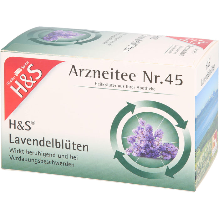 H&S Lavendelblüten Arzneitee Nr.45 Filterbeutel, 20 pc Sac filtrant