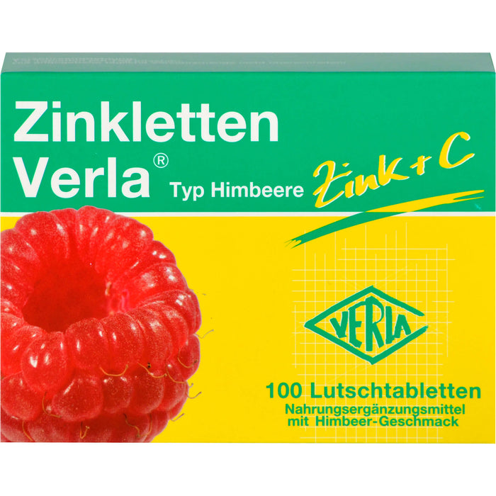 Zinkletten Verla Typ Himbeere Tabletten, 100 St. Tabletten