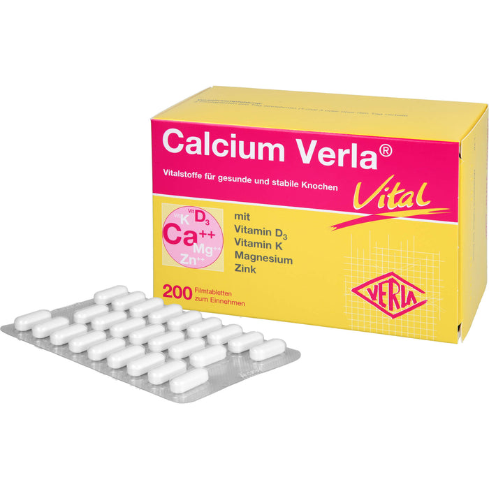 Calcium Verla vital Filmtabletten, 200 pcs. Tablets