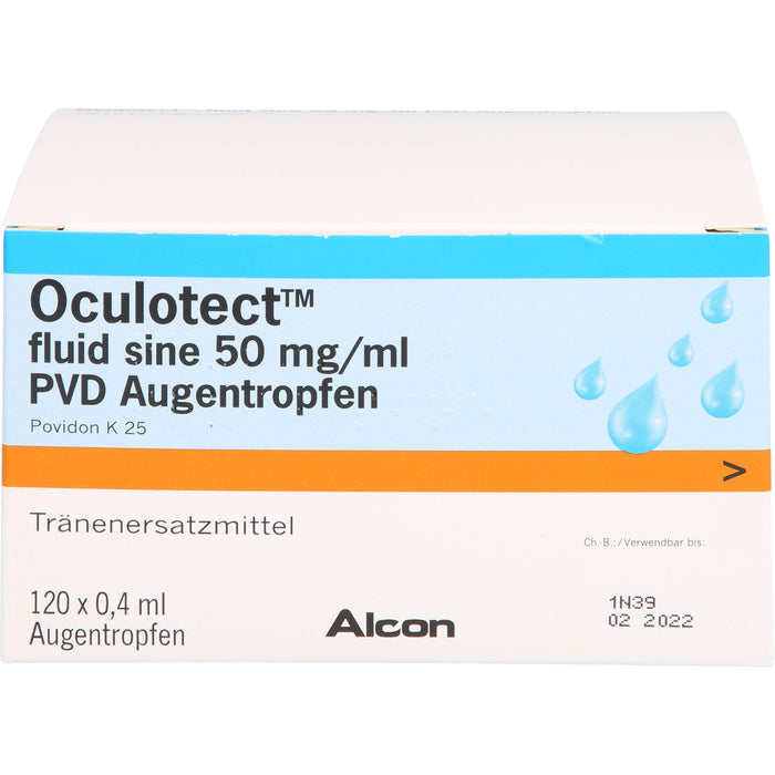 Oculotect fluid sine 50 mg/ml PVD Augentropfen, 120 pc Solution