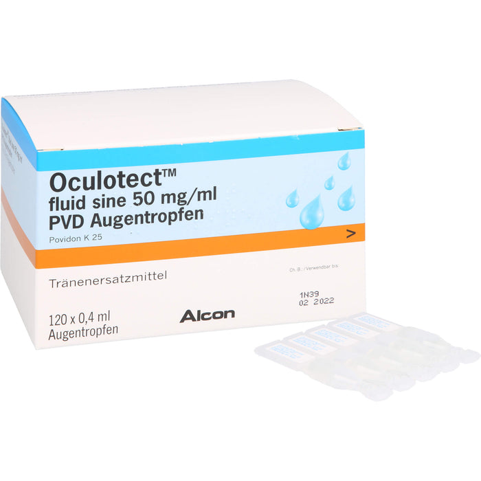 Oculotect fluid sine 50 mg/ml PVD Augentropfen, 120 pc Solution