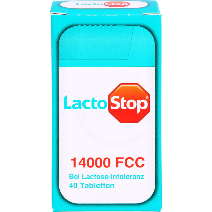 LactoStop 14000 FCC bei Lactose-Intoleranz Tabletten, 40 pcs. Tablets