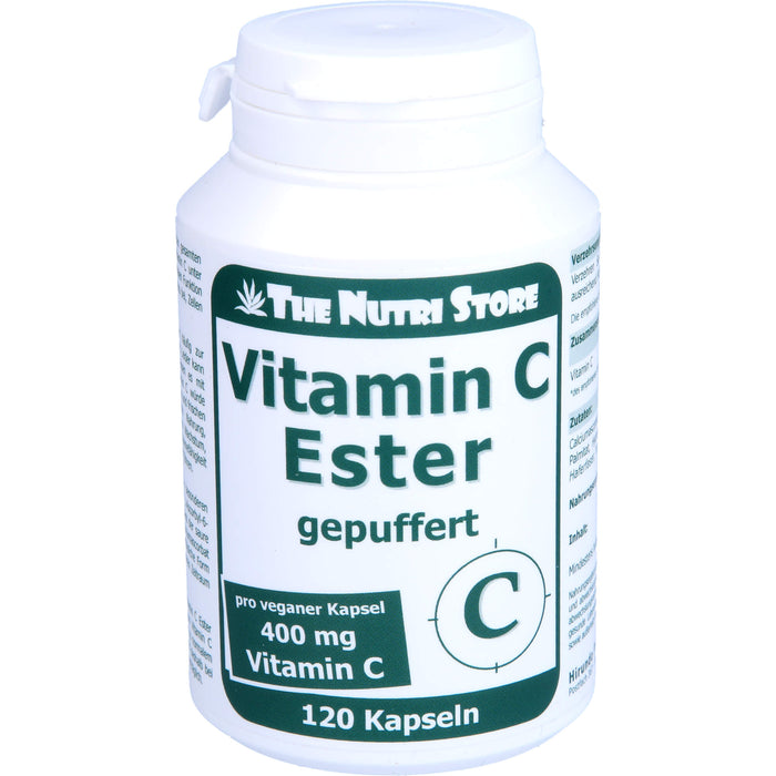 The Nutri Store Vitamin C Ester gepuffert 400 mg Kapseln, 120 pcs. Capsules