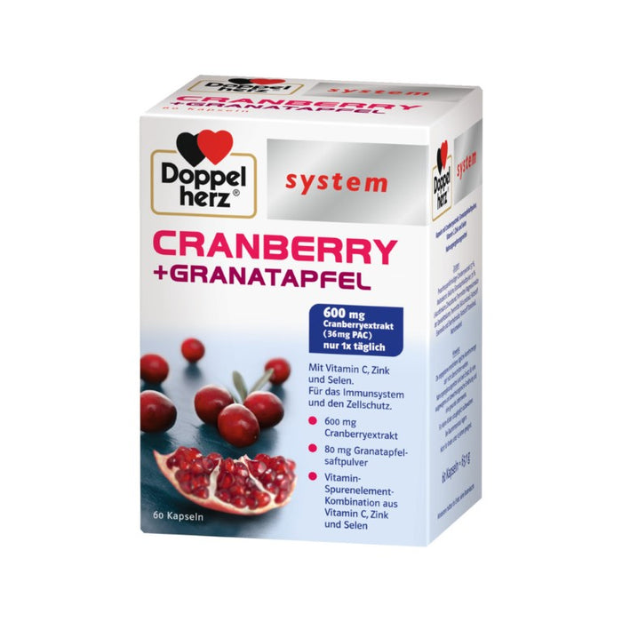 Doppelherz system CRANBERRY + GRANATAPFEL, 60 St. Kapseln