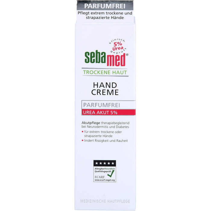 sebamed Trockene Haut Parfumfrei Handcreme Urea 5%, 75 ml Crème