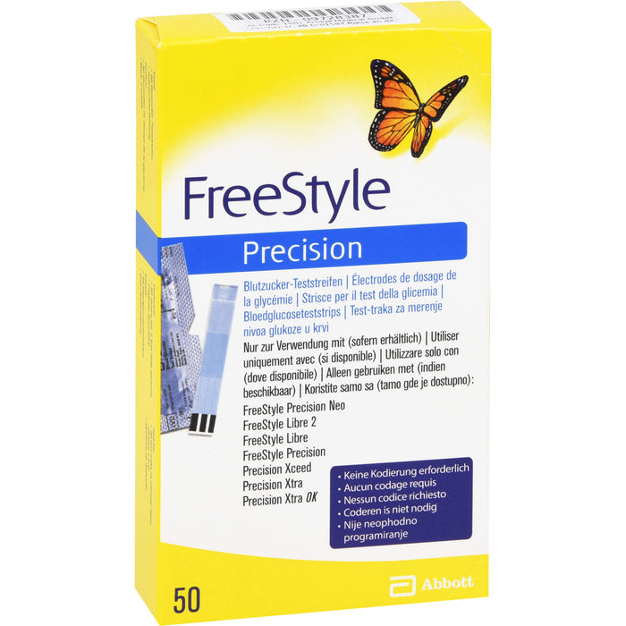 Freestyle Precision 1001 Art. Medical Blutzucker-Tesstreifen, 50 St TTR