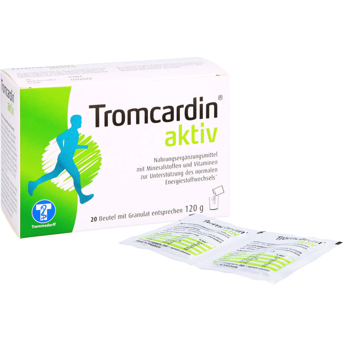 Tromcardin aktiv Granulat zur Unterstützung des normalen Energiestoffwechsels, 20 pcs. Sachets