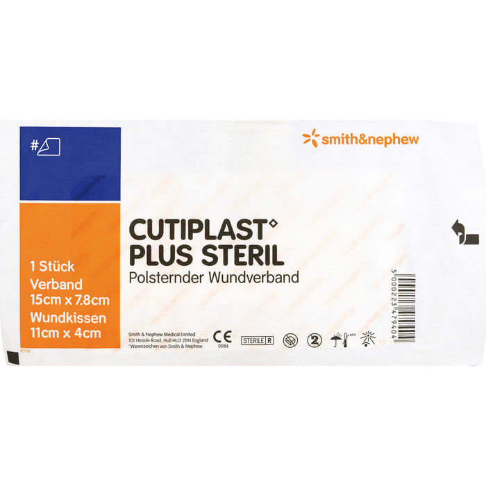 CUTIPLAST Plus steril Wundverband 15 cm x 7.8 cm , 1 pcs. Patch