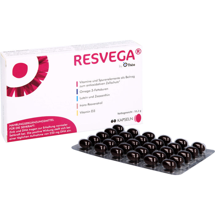 RESVEGA Kapseln als Beitrag zum oxidativem Zellschutz, 60 pc Capsules