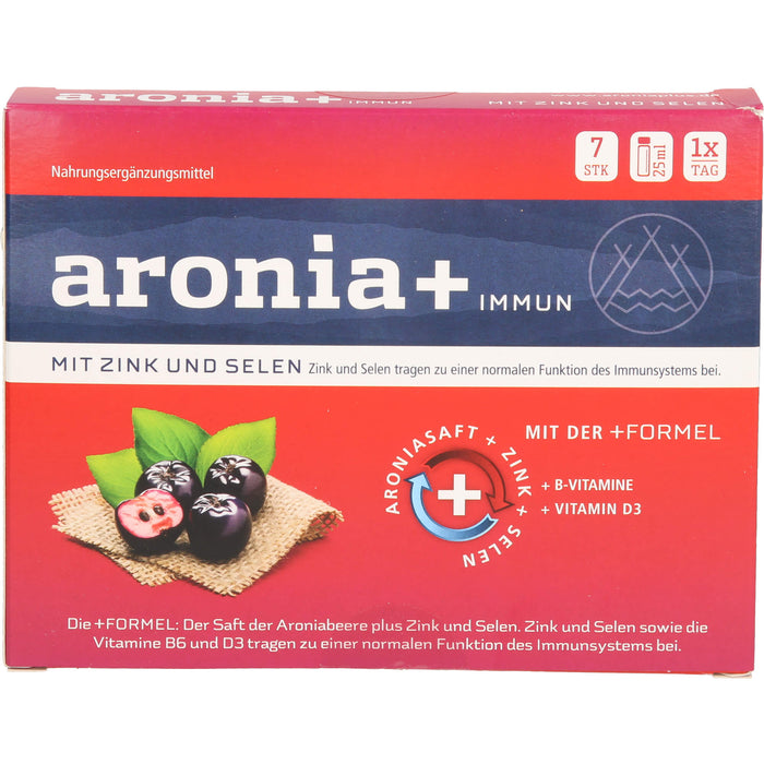 aronia+ immun Trinkfläschchen, 7 pcs. Ampoules