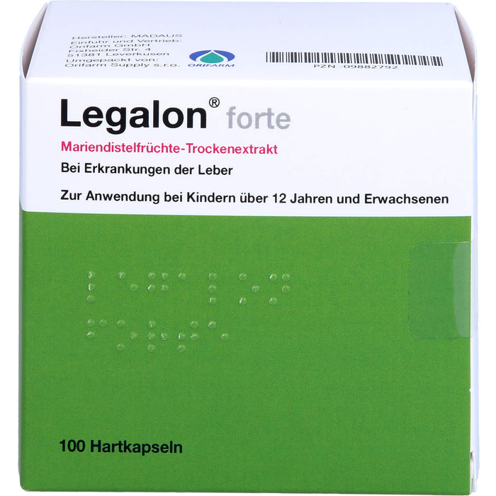 Legalon forte Orifarm Hartkapseln, 100 St KAP