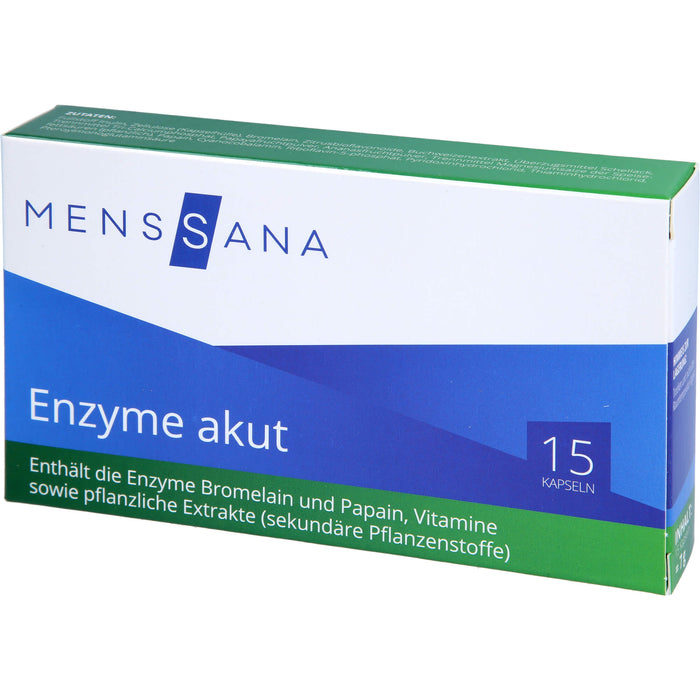 Enzyme akut MensSana, 15 St KAP