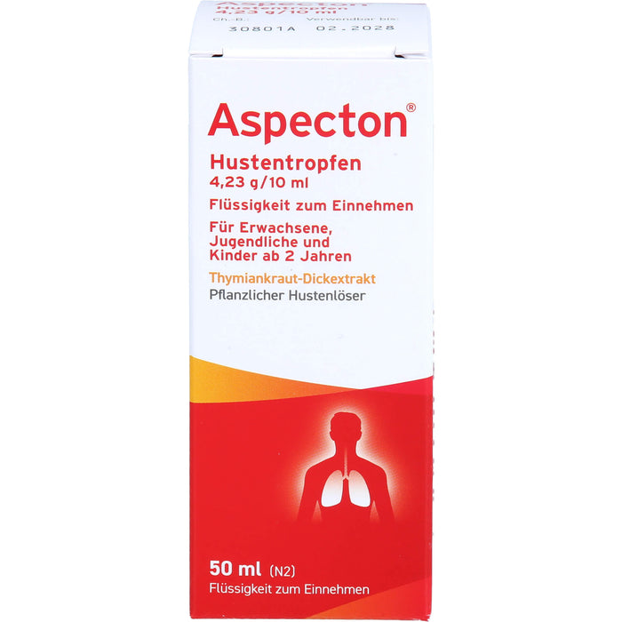 Aspecton Hustentropfen, 50 ml Solution