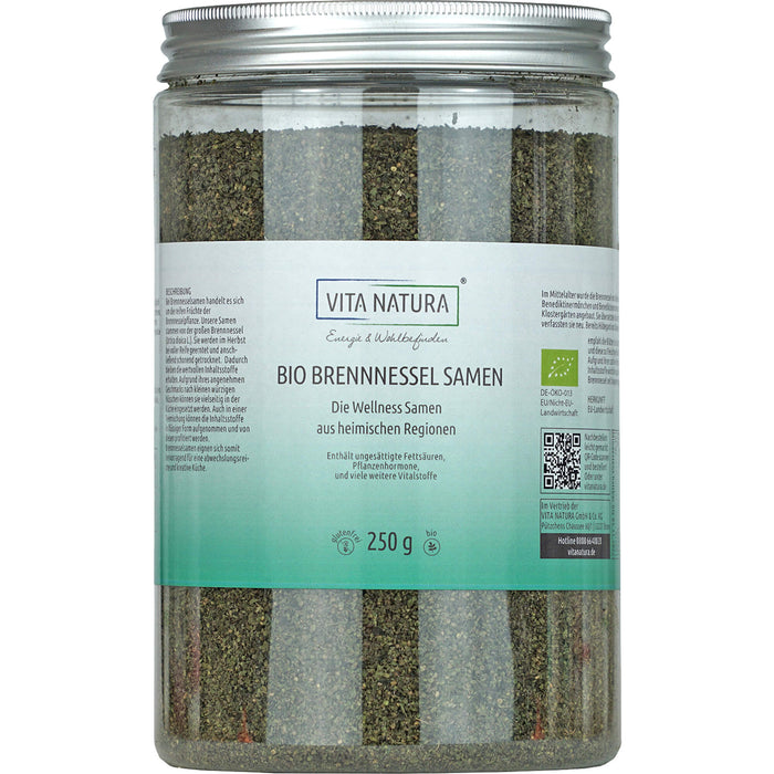 VITA NATURA Bio Brennessel Samen, 250 g Tee