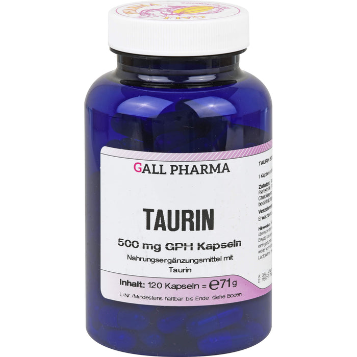 GALL PHARMA Taurin 500 mg GPH Kapseln, 120 pcs. Capsules