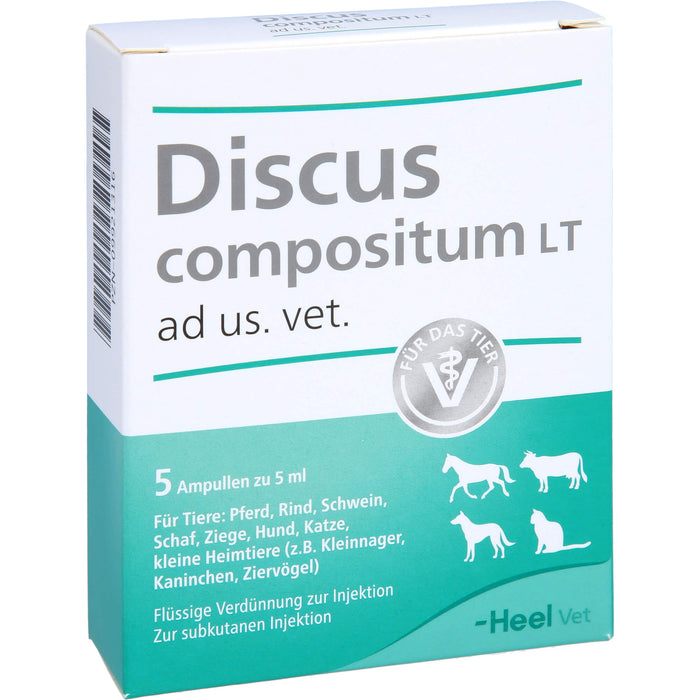 Heel Discus compositum LT ad us. vet., 5 pc Ampoules