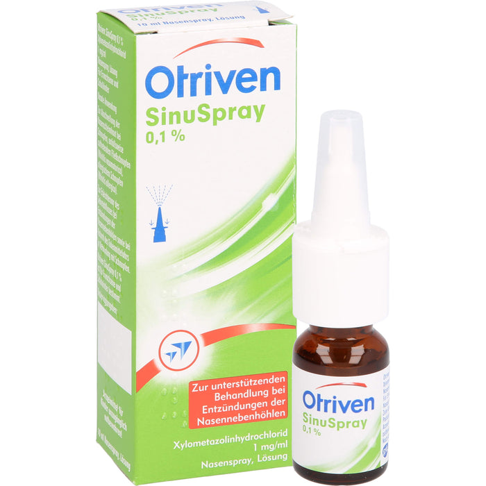 Otriven SinuSpray Nasenspray bei Entzündungen der Nasennebenhöhlen, 10 ml Lösung