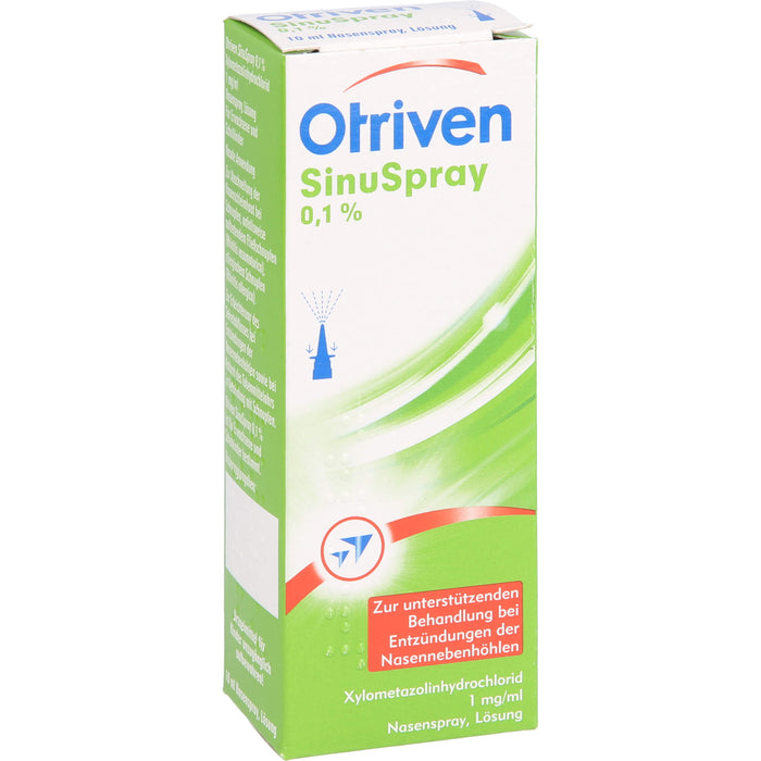 Otriven SinuSpray Nasenspray bei Entzündungen der Nasennebenhöhlen, 10 ml Lösung