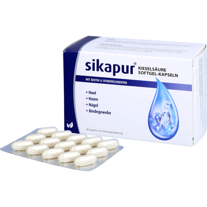 sikapur Kieselsäure Softgel-Kapseln, 90 pc Capsules