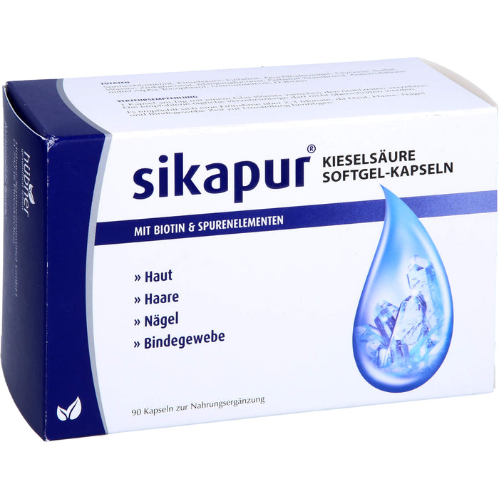 sikapur Kieselsäure Softgel-Kapseln, 90 St. Kapseln