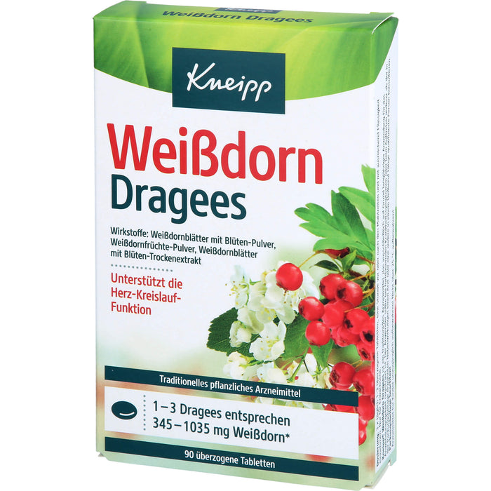 Kneipp Weißdorn Dragees, 90 pcs. Tablets