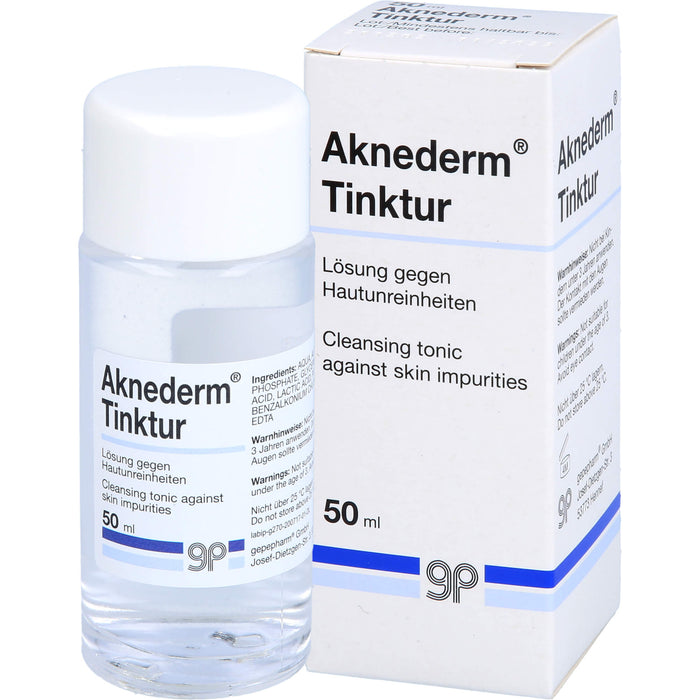 Aknederm Tinktur gegen Hautunreinheiten, 50 ml Lösung