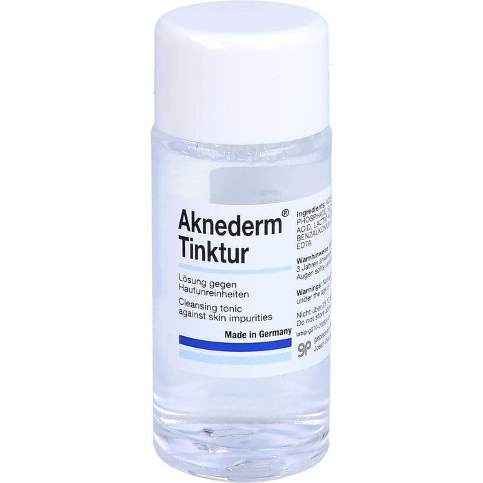 Aknederm Tinktur gegen Hautunreinheiten, 100 ml Solution