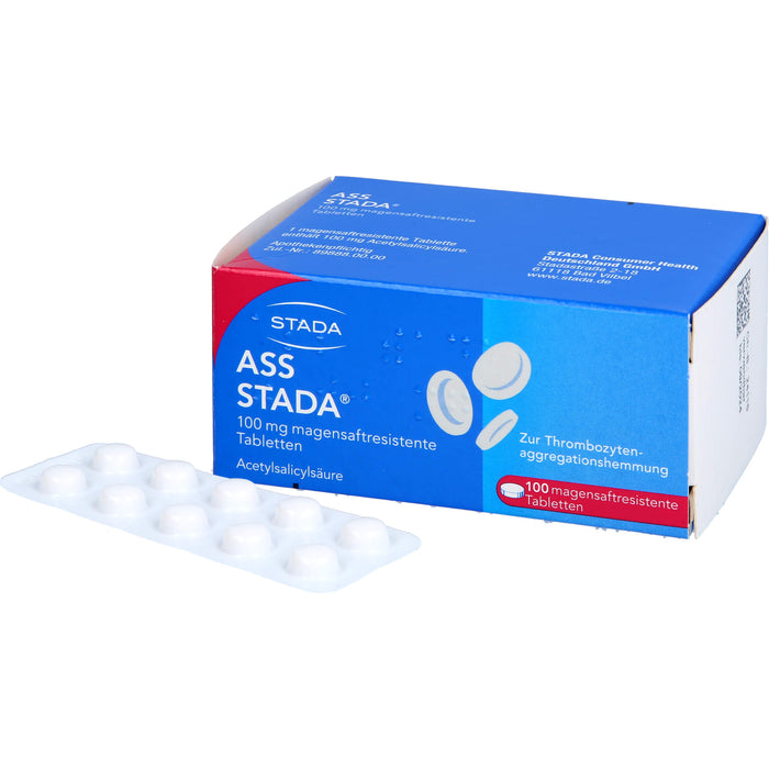 ASS Stada 100 mg Tabletten, 100 pc Tablettes