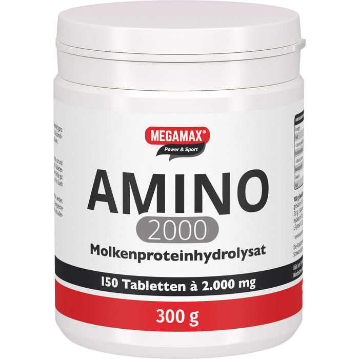 MEGAMAX Power & Sport Amino 2000 Tabletten, 150 pcs. Tablets